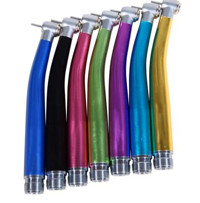 China Metal Rainbow 7 Colors Kit 2/4 Hole Standard Head Air Turbine Handpiece Dental High Speed Steel Bearings for sale