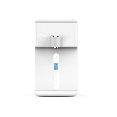 China Sistema caliente y frío del Ro del dispensador 2200W del agua del Ro del hogar de la encimera de 4 etapas en venta