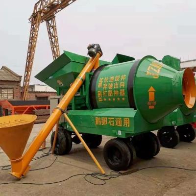 China JZM700 Mobile Cement Mixer Concrete Mixing Machine 400L Output Capacity for sale