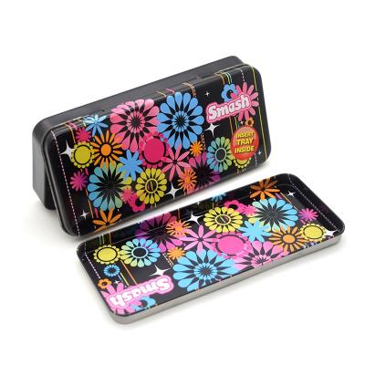 China Recyclable School Student Tinplate Pen Tin Box Metal Tin Case Pencil Tin for sale