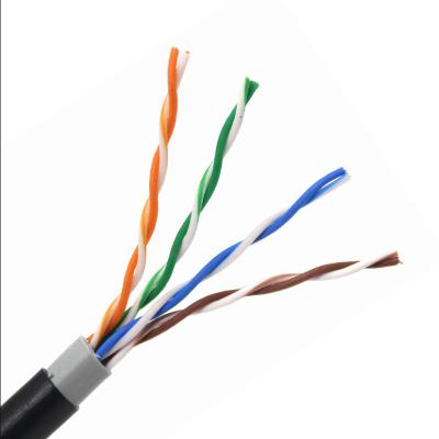 Chine veste Cat5e externe extérieur LAN Cable de double de 305m UTP à vendre