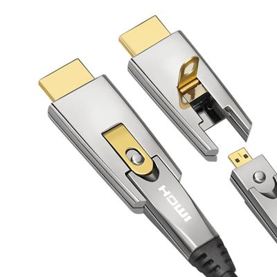 Cina DMI dell'OEM 50m 3D 4K 60hzH al cavo ad alta velocità di DVI HDMI in vendita