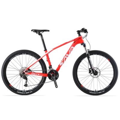 China SAVA High Performance 27 Speed Disc Brake Mountain Bike Cycle 27.5 Inch MTB Carbon Bicycle Carbon Fiber for sale