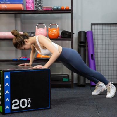 China / Custom logo jumping plyometric gym jumping box for sale