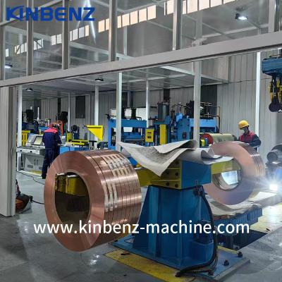 China Advanced Automation Low Downtime Copper Foil Metal Slitting Line for sale