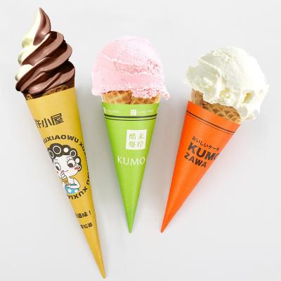 China Proporcionado libremente de una sola pared de papel de helado bandeja para el diseño personalizado en venta