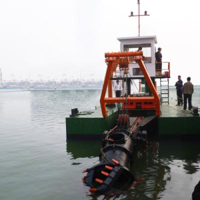 China 12m Depth Sand Dredger with Cutter Head for Pond Dredging for sale