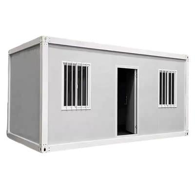 China Afneembare containerhuis met meubels sandwich paneel stalen raam beveiligingsdeur Te koop