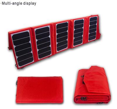 China 65W Portable Solar Panel Charger For Laptop , Intelligent Solar Charger for sale