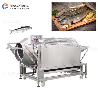 China Small Adjustable Speed Fish Processing Scale Removing Solvent And Slcaler Cleaning Machine For Sale for sale