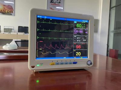 China Monitor de paciente multiparâmetro portátil de alta precisão com tela LCD TFT de 12,1 polegadas à venda