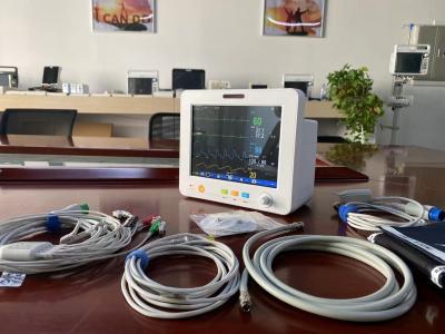 Cina 8.4 pollici schermo LCD TFT monitor portatile di segni vitali per SPO2 NIBP Temp ECG EtCO2 in vendita