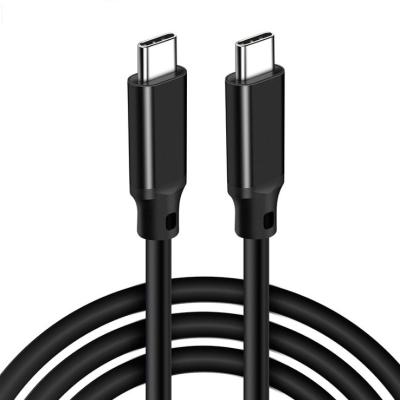 China Black USB C Video Game Player Cable 10Gbps Data Transfer To USB C 3.1 GEN 2, 4K 60Hz Video Cable 5A 100W PD Fast Charging Ipad Pro, Galaxy S2 for sale