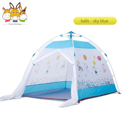 China Multifunctional Wholesale 1 Person Automatic Open Kids Play Indoor Tent House for sale