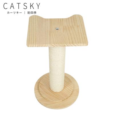 China Pioneer Pet Smart Cat Scratching Post Toys Durable Sisal Cat Scratcher for sale