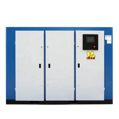 China High Efficiency 45kw Oilless Air Compressor Two Stage Fixed Screw Compressor Double Speed Air Compressor for sale