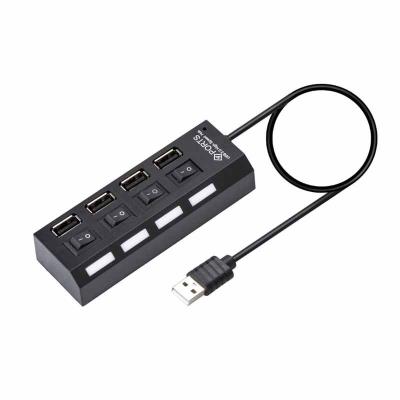 China High Speed USB Hub 4-Port USB 2.0 Hub With Individual Power Switches And LEDs for sale