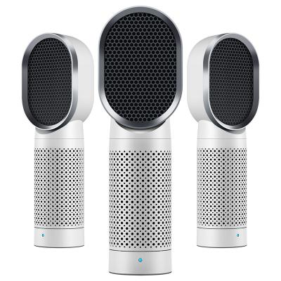 China Portable desktop hepa filter air household design sterilization fan air purifier creative intelligent UV filter airpurifier for sale