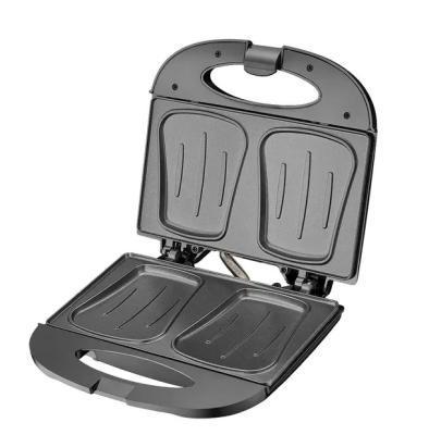 China Car Factory Low Price 2 Slice Hot Dog Cake Waffle Shell Donuts Nutty Grill Sandwich Maker for sale
