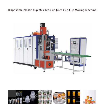 Cina PLC Control Cup Thermoforming Machine per il materiale PE PET PVC in vendita
