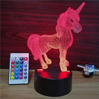 China 16 Colors Shape Shape Night Light Bedside Lamp Creative Dimmable Smart Touch 7 Colors Toys USB Remote Charger Home Deco Birthday Gifts for sale