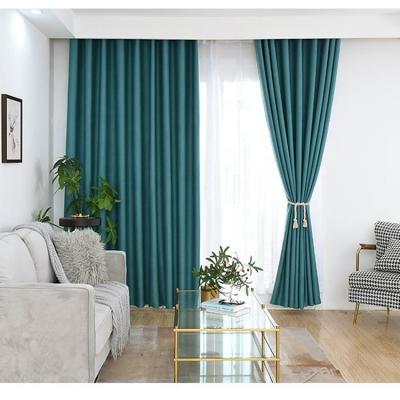 China Blackout Bed Room Side Curtain Cloth Cheap Double Window Curtains And High Quality Cloth Drapes for sale