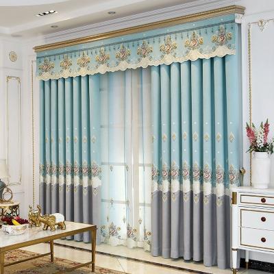 China Blackout modern simple European curtains living room bedroom blackout curtains wholesale blackout curtain fabric factory direct sales for sale
