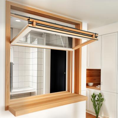 China Oficina de aluminio ventanas plegables insonorizadas Ventana de vidrio antirrobo AAMA en venta