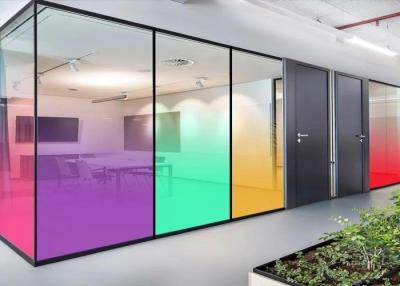 China High Durability and UV Protection in Custom Cut Satin Glass Partitions for Your Requirements for sale