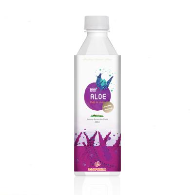 China Factory Outlet 500ML Berry Aloe Vera Juice Private Brand Natural Aloe Flavored Drink for sale