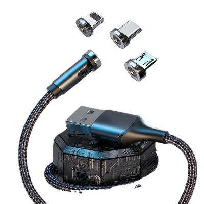 China Mobile Phone 180 Rotating 4ft 6ft Length Option Elbow Telephone Cord Lead 2.4A Fast Charging for sale