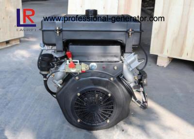 China O ar 20HP refrigerou os motores V diesel industriais gêmeos com anti-horário, enfrentando o eixo de PTO à venda