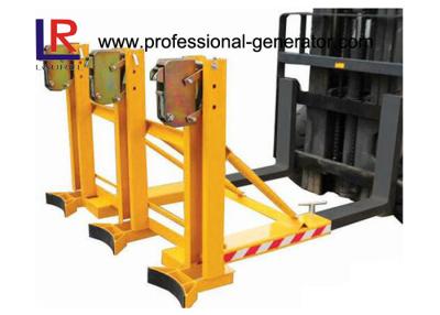 China Safe Warehouse Material Handling Equipment Grab Mounted Drum Loader Forklift Attachment for sale