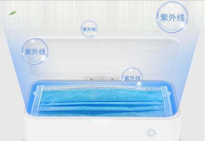 China Weißer ultravioletter Desinfektions-Kasten für Messer, Handy Disinfector-UVdesinfizierer-Kasten zu verkaufen