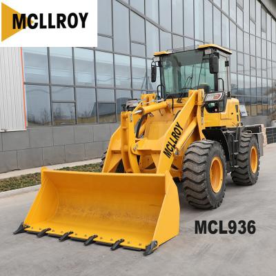 China O ³ Yunnei 4102 de ZL936/MCL936 1.3m sobrecarregou o carregador articulado estojo compacto da roda da capacidade da cubeta à venda