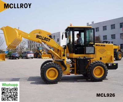 China Estojo compacto Mini Front End Wheel Loader 30km/H MCL926 à venda