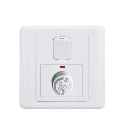 China Wenzhou Copper Ceiling Fan Speed Control PC And Regulator Dimmer With 1gang Switch 200W for sale