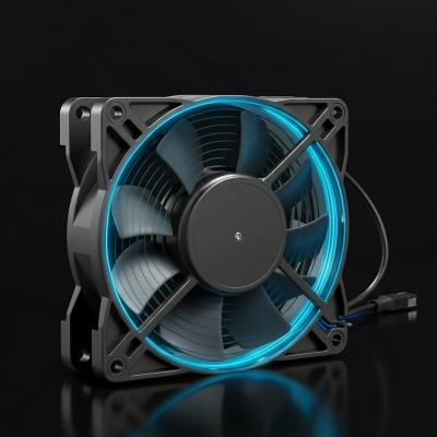 China Blade 175mm Power 102W High Temperature Resistance Of 60℃ EC Axial Fan for sale