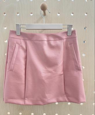 China Alligator Texture P-Leather Knit Skirt With Pockets for sale