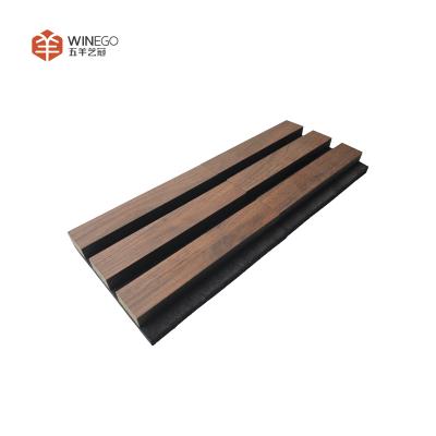 China Painéis acústicos de ardósia de madeira elegantes para design de interiores modernos e controle de som à venda