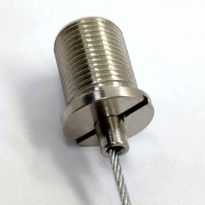 中国 懸濁液のケーブル システム グリップ ロックの真鍮のグリッパーは照明灯のためのケーブル クリップを中断した 販売のため