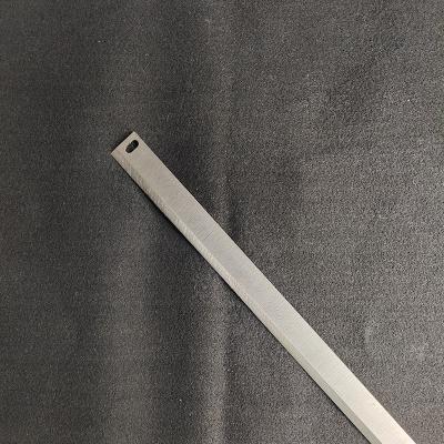 China Garment Shops Custom Durable Long Straight HSS Cutting Blade Textile Cutting Knife Industrial Blade For T-shirt Bag Making Machine for sale
