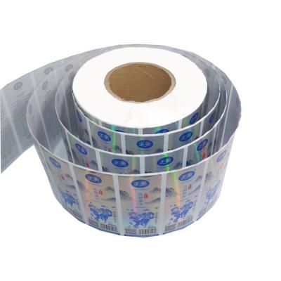 Cina Co Friendly Label Stickers Laser UV Finished Custom Package Stickers in vendita