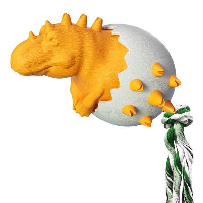 China Viable Indestructible Dog Squeak Toys Relieve For Dogs Anxiet 100% Natural Rubber Dog Chew Toys for sale