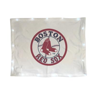 China Other Custom Blank Polyester Sublimation Gathering Towels Custom Printed Led Towel With Logo for sale