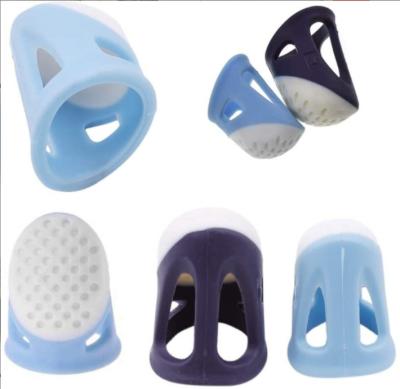 China Protect Finger Silicone Thimble Finger Covers Single Thimble Cross Stitch Sewing Sewing Accessories for sale