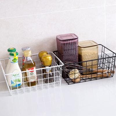 China Amazon Viable Hot Sale Multifunctional Metal Kitchen Wire Storage Baskets for sale