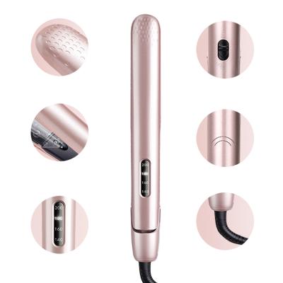 China Best Feature Digital LCD Display Flat Iron Dual Voltage Professional Instant Straightener Best Feature Curling Iron Hair Straightener for sale