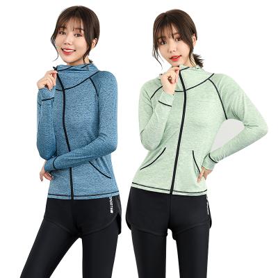 China Breathable 4 Piece Hooded Jacket Set Top And Pants Set Women's CasualSweatsuit Tracksuit Yoga Tracksuits for sale