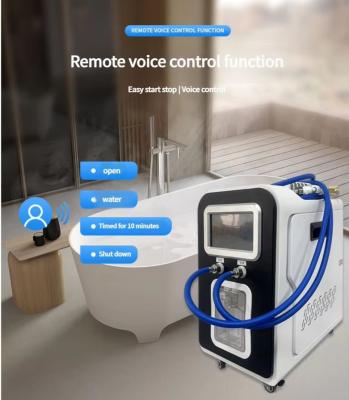 China Nanotechnology PEM Hydrogen Water Generator Pure Water Bathroom Bubble Bath Machine Beauty Equipment with Circulating Oxygen WEIZI for sale